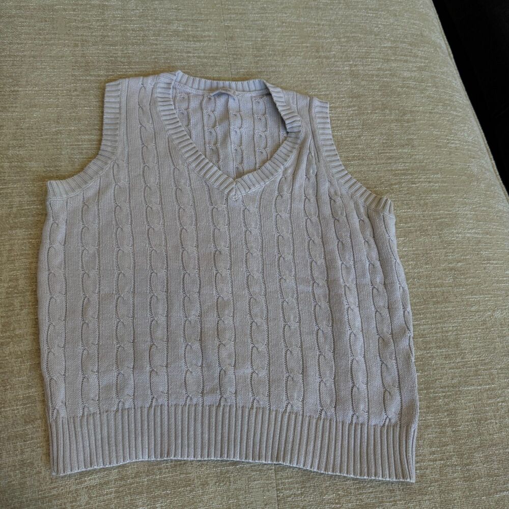 Brandy Melville J. Galt Women's Lavender Sweater Vest OS